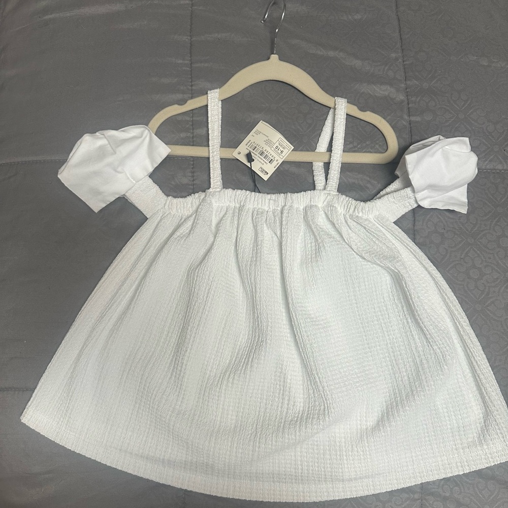 White Off-Shoulder Top